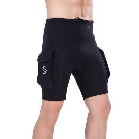 SLINX 3mm Neoprene Wetsuit Tech Shorts Snorkeling Scuba Diving Equipment Surfing Trunks Submersible 