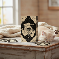 Kitten Tarot Deck, 78-Card Fortune Telling Game, Oracle Deck, Divination Table Game