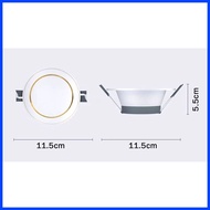✽ ╯ △ 5 Pieces Of 5watts LED Downlight White Black Super Bright Light Ceiling Pin Light Tri Color