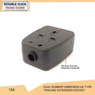13A Double Side Rubber Socket 2G Unbroken Rubber Socket 13A Uk Type Rubber Socket