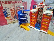 二手 絕版 日本 多美 tomica 旋轉停車塔玩具