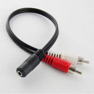 RCA CONNECTOR TO 3.5MM AUDIO CABLE