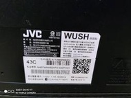 JVC43吋液晶電視型號43C面板破裂拆賣