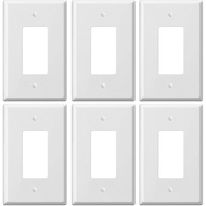 Jumbo Decorator Wall Plate Covers 1-Gang Oversize Outlet Cover Plate 5.5" x 3.5" Impact Resistant fo