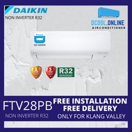 Daikin non inverter 1.0HP - 2.5HP FTV28PB With wifi