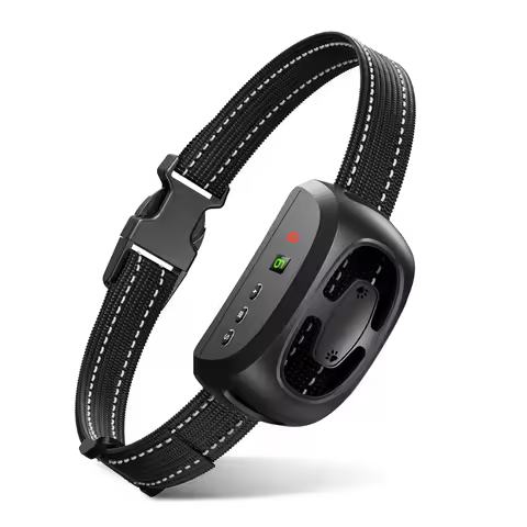 ABQP Automatic Anti Barking Dog Collar Rechargeable Electric Dogs Training Collar Dog Stop Barking V