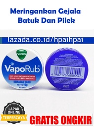 VICKS VAPORUB PELEGA HIDUNG /OBAT GOSOK/ BALSEM MERINGANKAN PILEK BATUK /KEMBUNG / DEMAM DEWASA ANAK
