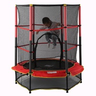 Trampoline Budak Dewasa 55 Inches Kids Indoor & Outdoor Trampoline With Safety Net Enclosure Exercis