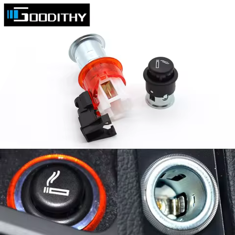Car Cigarette Lighter Socket For VW Golf 6 2008-2014 MK6 Passat B5 B6 Polo Tiguan Touran Jetta Caddy