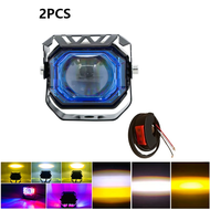 2PCS Mini driving light v7 Pro LED Work Light Square Mini Waterproof Driving Light Fog Light