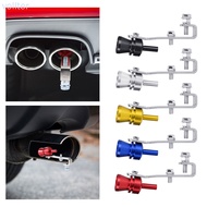 VOLL Universal Simulator Whistler Exhaust Turbo Whistle Pipe Sound Muffler Blow Off Valve Car Decoration, Red, S