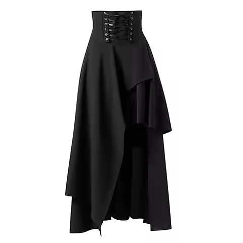 Medieval Renaissance Skirt Gothic Steampunk Clothes Viking Pirate Costumes Halloween Carnival Vintag