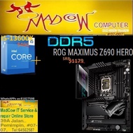 Intel Core i5-13600K 13th Gen 14-Core/20T 5.1GHz + ASUS ROG MAXIMUS Z690 XIV HERO [DDR5](3Y),