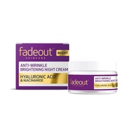 FadeOut Anti Wrinkle Brightening Night Cream with Hyalouronic Acid & Niacinamide Exfoliating Skin Re