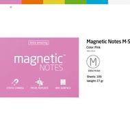 /Tesla Amazing/ Magnetic Notes 磁力便利貼 M-Size 粉紅