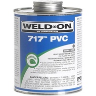 WELD ON 717 UPVC GREY SOLVENT CEMENT 0.946ML