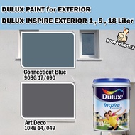 ICI DULUX INSPIRE EXTERIOR PAINT COLLECTION 18 Liter Connecticut Blue / Art Deco
