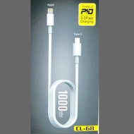 AWEI iPhone PD快充數據充電線 100CM 支援PD (Power Delivery)快充 CL68