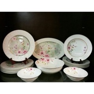 💋VANTAGE DINNER SET 16PCS PRIMEROSE EMBOSSED