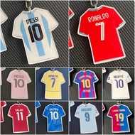 GANTUNGAN Cristiano Ronaldo Kylian Mbappe Lamine Yamal Palmer Salah Haaland Keychain Football Jersey