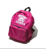 Hysteric Glamour Hysteric Mini Fucking Bear Shocking Pink Backpack 粉紅色熊可摺便攜輕便背囊 背包