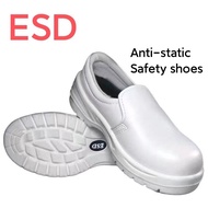 ESD Safety Boots Anti-Static Dust Mite Protection Steel Head For White Men