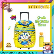 Trolley Push Bags for Kindergarten Elementary School Girls Frozen Unicorn Kitty Princess Characters 