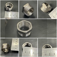V Ring SS 1/ 2 3/ 4 3 inch Nipple Water tap connection / vring 1/ 2 x 3/4. Stainless steel WATER FAU