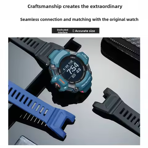 High quality Rubber strap For Casio 3515 GBD-H2000 men's mountaineering sports silicone watch band N