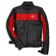 Ducati Black Motorcycle Leather Jacket