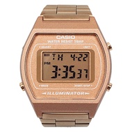 Retro Unisex Digital Watch B640WB with Stainless Steel Strap