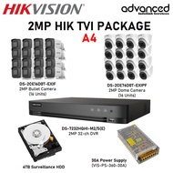Hikvision CCTV 2MP HIK TVI 32 Channel Package A4