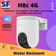 EZVIZ H8c (4G Network | 2K Resolution | Color Night | Auto-Tracking | up to 512GB | Panoramic View)