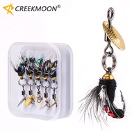 5pcs Fly Hooks Flies Insect Lures Bait Fly Fishing Decoy Bait Sequins Fishhook Trout Nymph Fly Fishi