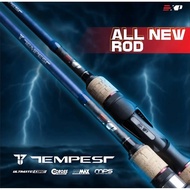 Exp tempest spinning and casting fishing rod