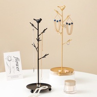 New Product#Nordic Minimalist Iron Bird Jewelry Stand Desktop Dressing Table Jewelry Earring Storage