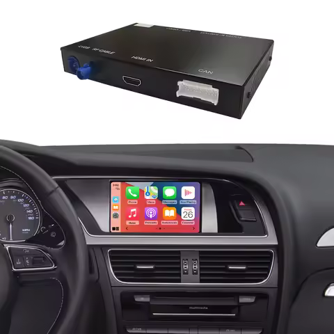 Road Top Wireless CarPlay Android Auto Interface for Audi A4 S4 B8 A5 S5 Q5 2009-2015 With AirPlay M