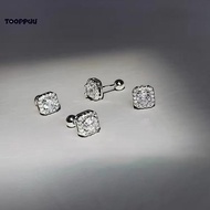 TPU] Stud Earrings Hip Hop Rock Style Couple Men Women Anniversary Birthday Gift