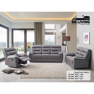 [🚚FREE Delivery] 1R+2+3 Seater Velvet Fabric Sofa with Recliner Living Room Furniture Office Rest Room