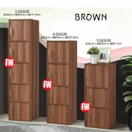 Aden 3colour Bookshelf / Cabinet / Utility Cabinet / Storage Cabinet (Free Installation)