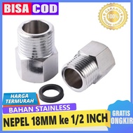 18mm to 1/ 2 inch inner thread connector - STAINLESS