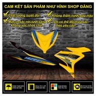 TEM RỜI EXCITER 150 MX KING PHỐI VÀNG ĐEN