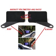 Battery VOLTMETER MOUNTING BRECKET VOLT METER COATING ON THE MIRROR