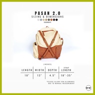 ➞ ➾ ♟ LEGAZY Pasan 2.0 Pilak Limited Edition Baybayin Backpack for Men and Women Laptop Backpack