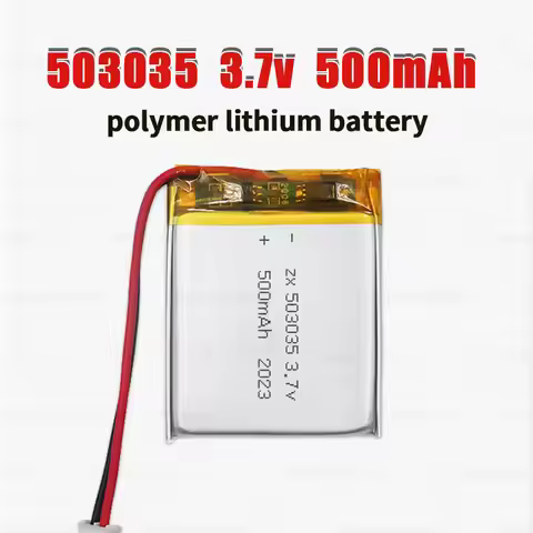 500mAh Battery 3.7V Li 503035 Lipo Lithium Polymer Batteries for Mobile Phone Balance Car Bluetooth