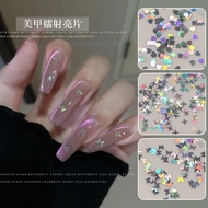 Versatile Butterfly Glitter Nail Accessories Versatile Mini Lightweight Nail Accessories Love Laser 