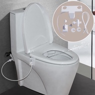 Toilet Bidet Fresh Water Spray Seat Attachment Bathroom Non-Electric Shattaf Kit