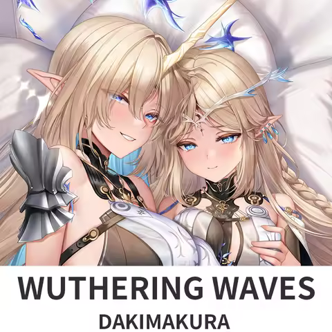 Wuthering Waves Cartethyia Dakimakura 2WAY Hugging Body Pillow Case Anime Pillow Cushion Cover