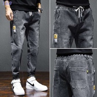【jeans lelaki】jeans menJeans men's fashion brand autumn winter new loose work clothes Harun 9-point 
