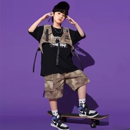 Street Dance Children's Trendy Clothing Hiop Children's Clothing Drum Set Performance Clothing Hip H
